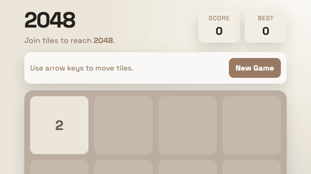 2048 Game