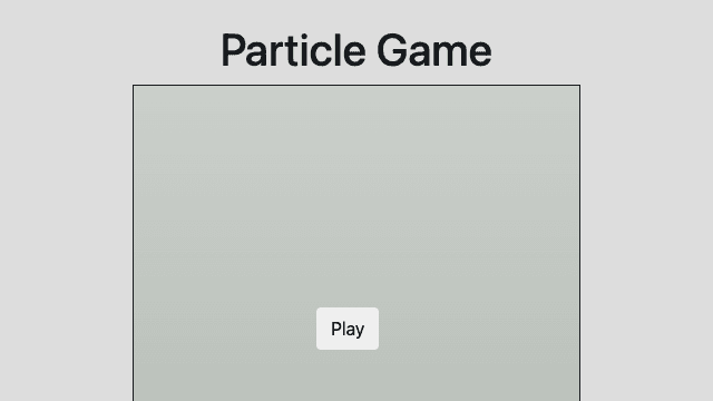 particle canvas