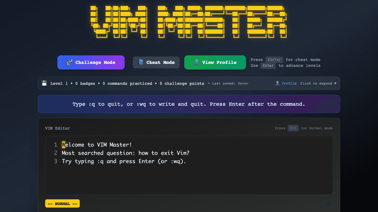 Vimmaster