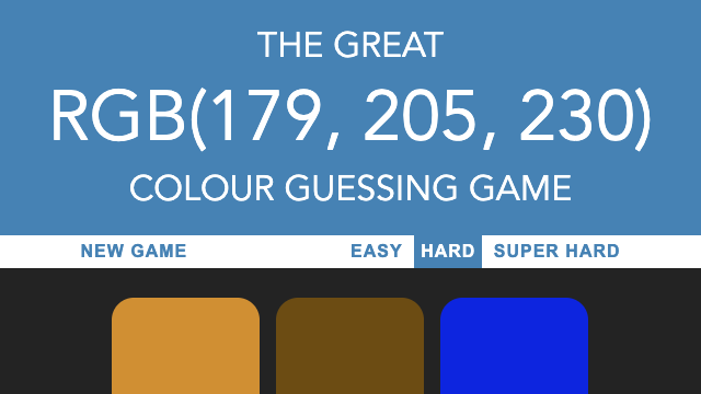color guess game