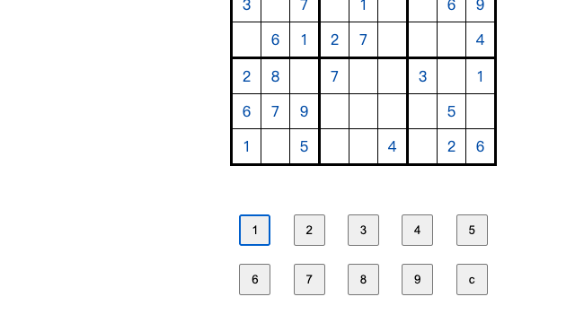 sudoku game