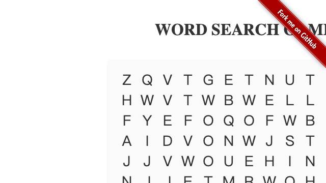 word search game
